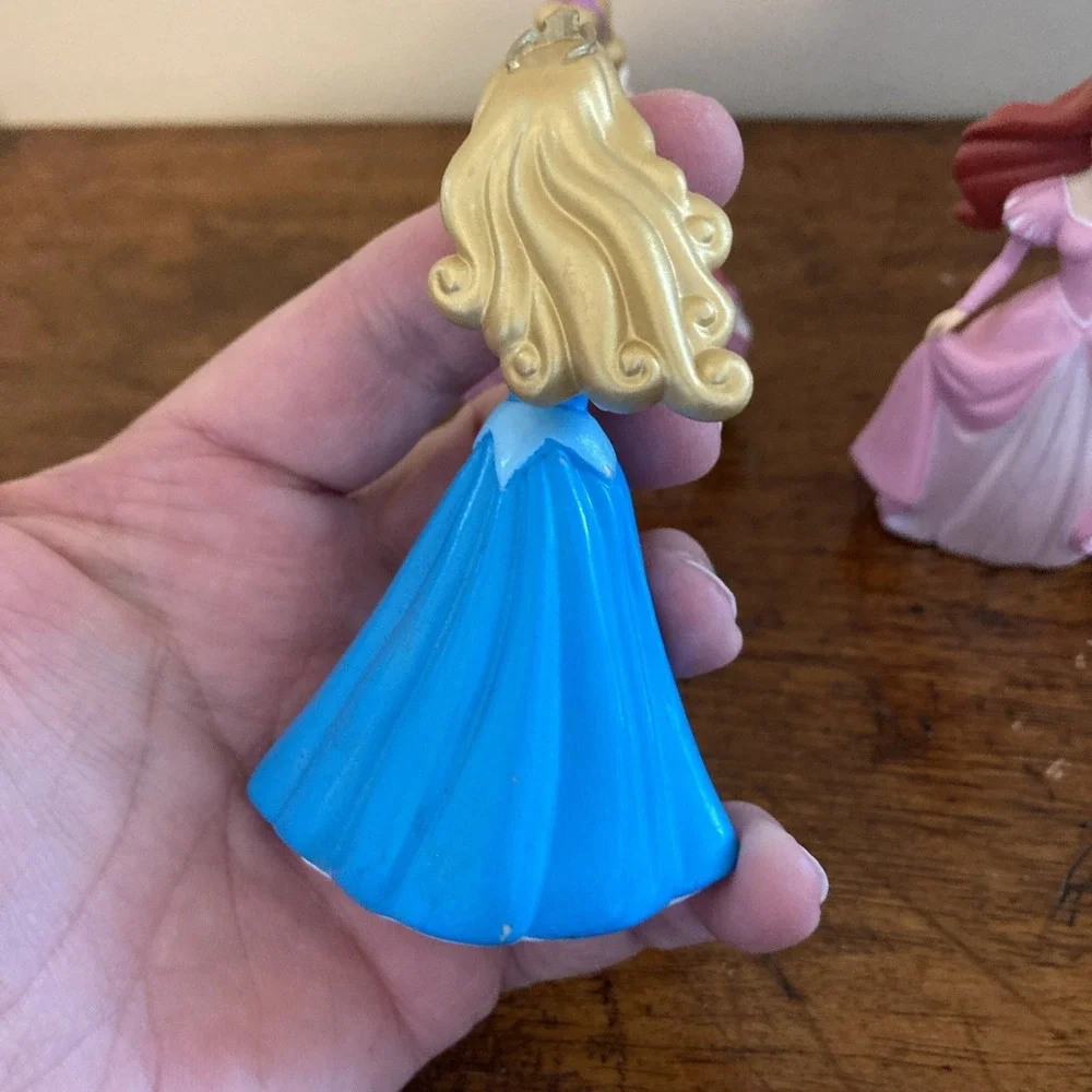 DISNEY STORE Princess PVC Figure Lot of 8 Cake Toppers
